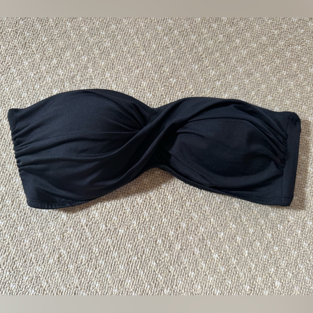 Mossimo Supply Co. Black Bandeau Bikini Top